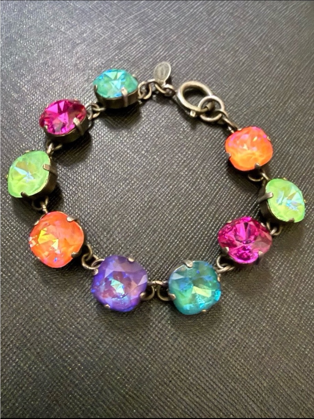 Catherine Popesco Multi-Colored
Crystal Round
Bracelet *Limited
Edition*
